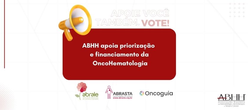 Vote até dia 14 para garantir financiamentos em onco-hematologia no SUS
